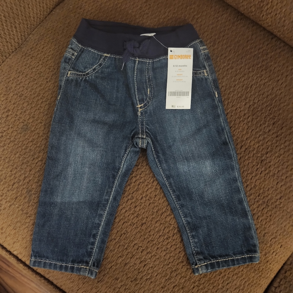 Gymboree NWT 6-12 month unisex jeans
